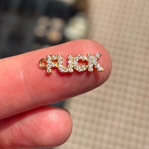 Gold vermeil charm😜